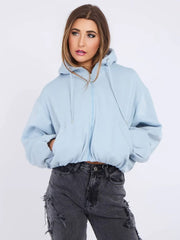 Bubble Hem Fleece Jacket