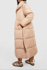 BELTED DUVET PUFFER